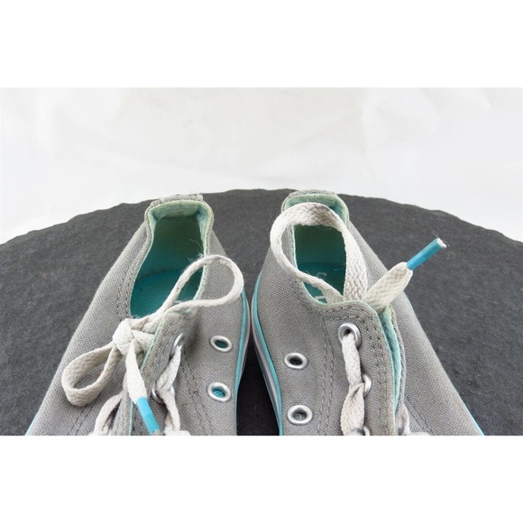 Converse all Star Toddler Girls 13 Medium Gray Low Top Fabric 6488568f - Picture 3 of 8